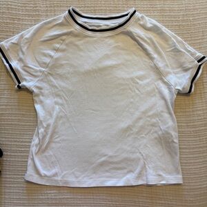Levi's White Tee with Black Accents